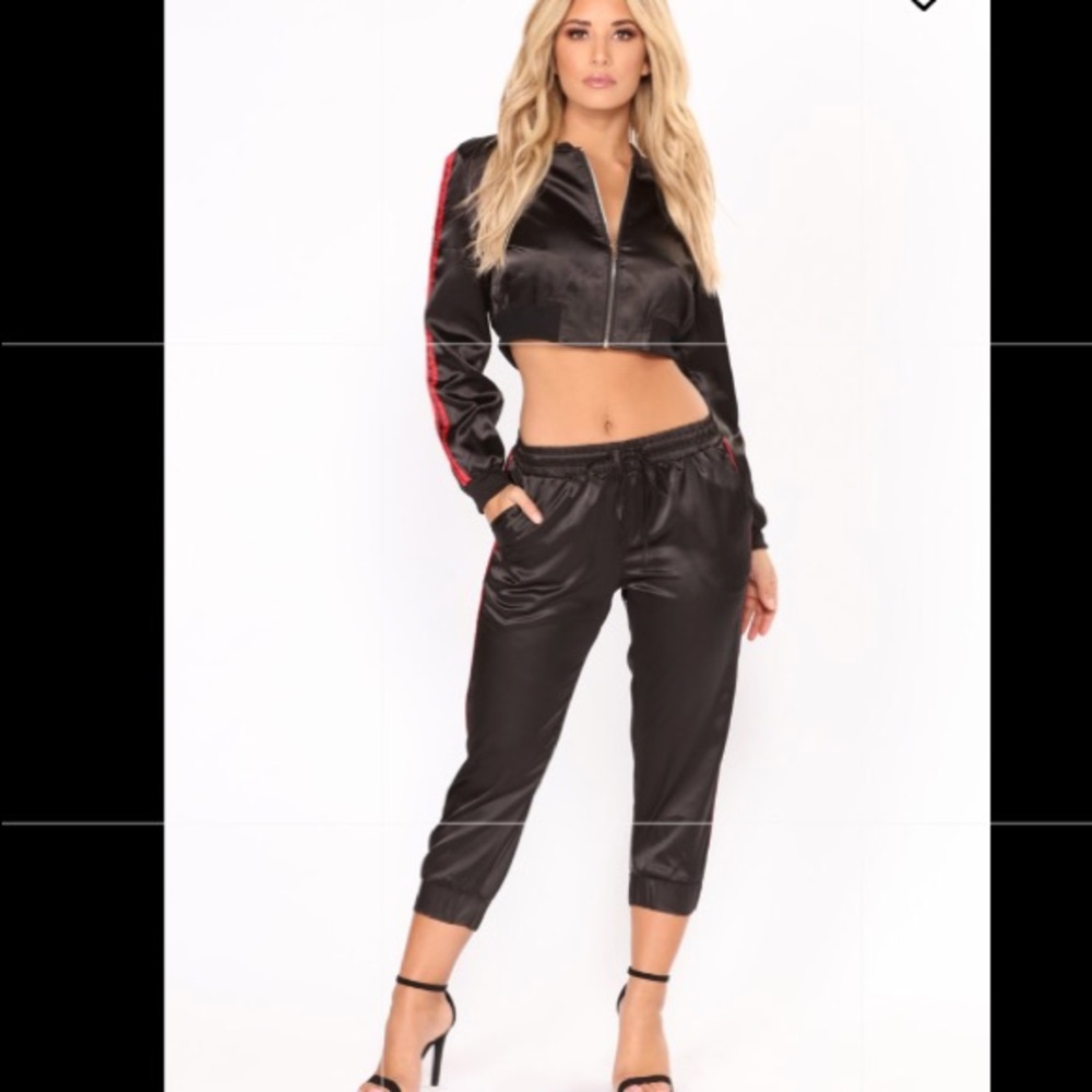 Fashion Nova satin set
